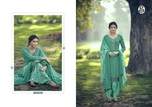 คอลเลกชันพรีเมี่ยมบริสุทธิ์ในราคาที่ดีที่สุดคือชุดวิ่งผู้หญิงเครปผ้า Slawar และผลิตในประเทศอินเดีย - Product Image 3