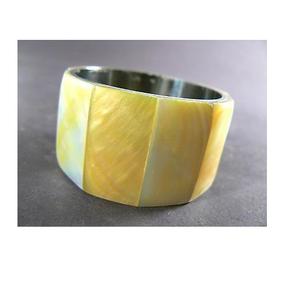 <b>Mother</b> of Pearl Napkin Holder Royal Design & Hotels Tabletop Decorate and Golden Designing Napkin <b>Ring</b> - Product Image 3