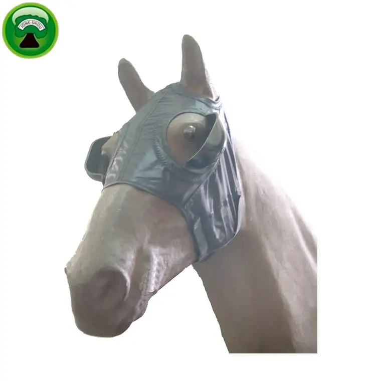 Factory supply Blue Spandex mesh horse blinkers for horses