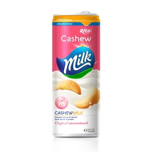 Mayorista Bebida de leche 250ml Bebida enlatada Sabor a vainilla Anacardo Leche Refrescos Venta al por mayor MOQ bajo y muestras gratis - Product Image 3