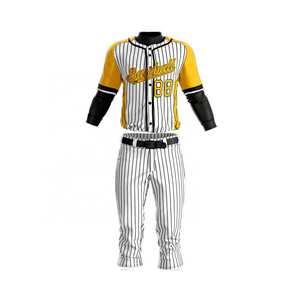 Diseño personalizado hombres adultos en blanco conjuntos de uniformes de béisbol al por mayor ropa deportiva de secado rápido camisetas antibacterianas - Product Image 1