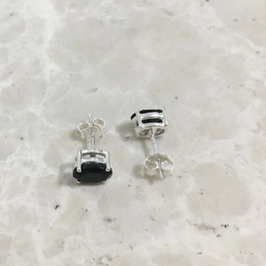 Wholesale Handmade 925 Sterling Silver Studs Unique Design Natural <b>Black</b> <b>Onyx</b> Gemstone Pearl/Diamond Fashionable High Quality - Product Image 4