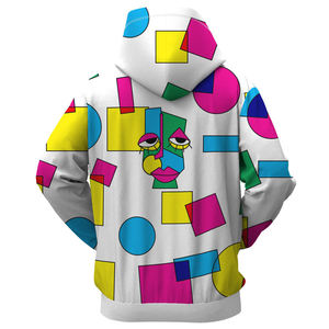 Sweat-shirt à capuche pour hommes, nouveau Design, personnalisé, impression par Sublimation, fermeture éclair, vente en gros, prix bon marché, 2023 - Product Image 4