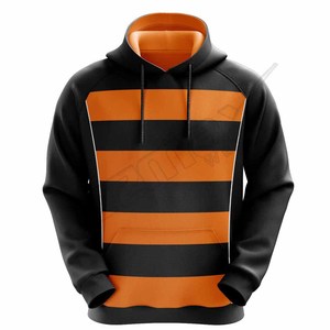 Custom logo design your logo cotton polyester sports blank hoodies with no labels - Product Image 4