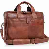 Echtes Leder Business Laptop Aktentasche Schultertasche Anpassbare Farbe Größe Individuelles Logo Modell SI-LTBG-12 Standard