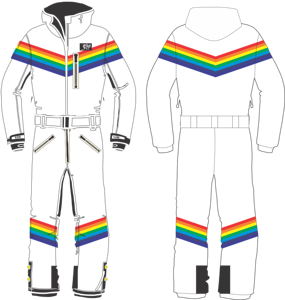 Nouveau Style 2022 Course De Ski Habit de Neige Personnalisé Pas Cher 2 Pièces Trois couches Détaché Hottes Ski Snowboard Course Saut Costumes - Product Image 2