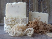 Savon artisanal à base de mousse de mer vietnamienne/Eucéma cotonii, formule solide, adapté à tous les types de peau - NICKY