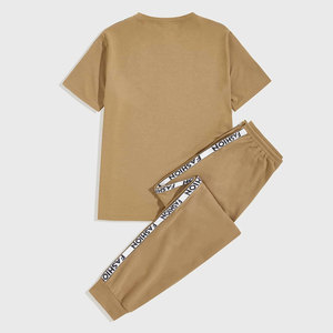 Custom Mens <b>Short</b> Sleeve Summer Tracksuit Set/<b>Sports</b> Tracksuit 100% Polyester Beach Wear <b>Short</b> Sets - Product Image 2