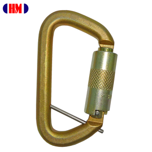 Mosquetón de Acero Galvanizado ANSI-2448TL Tipo D con Cierre Giratorio y Pasador Cativo - Product Image 3