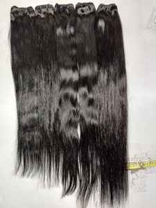 Extensiones de Cabello Humano Remy Virgen Indio de un Solo Donante, Doble Trama, Alta Calidad, Tejido Doble a Máquina - Product Image 4