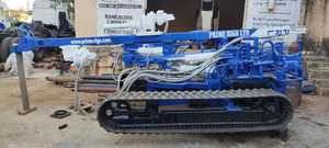 Appareil de forage rotatif d'occasion monté sur camion puits d'eau 300m profondeur de forage maximale crochet de ceinture diesel chenille pneumatique Égypte Inde - Product Image 2