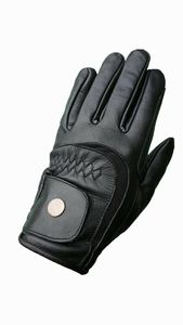 Gants d'équitation pour femmes en cuir véritable - Product Image 2