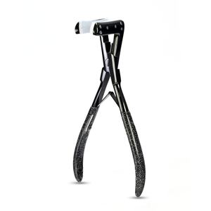 Herramientas para Extensiones de Cabello, Pinzas para Presionar Extensiones de Cabello con Cinta Adhesiva, Pinzas para Extensiones de Cabello con Microeslabones, Pinzas de Acero Inoxidable - Product Image 1