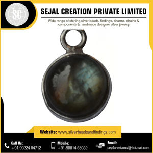 925 Sterling Silver Haute Qualité Bijoux Résultats 4mm Lunette Gemstone Connecteur pour Boucles D'oreilles Anneau Bracelet Collier Exportateur - Product Image 6