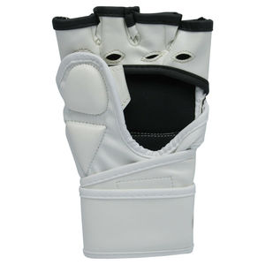 Custom Made MMA Half Finger Boxing Gloves Training and Fighting the High Quality PU and Cowhide Leather Gloves - Product Image 2