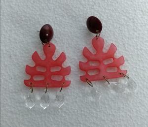 Boucle d'oreille en forme de fleur de couleur à la mode pour les filles prix de gros vente directe d'usine de haute qualité pas cher prix - Product Image 4