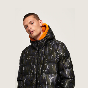 Customizable <b>Men's</b> Winter Puffer <b>Jacket</b> <b>Smart</b> Casual Style with Woolen Hood Zipper Custom Size OEM Service - Product Image 6