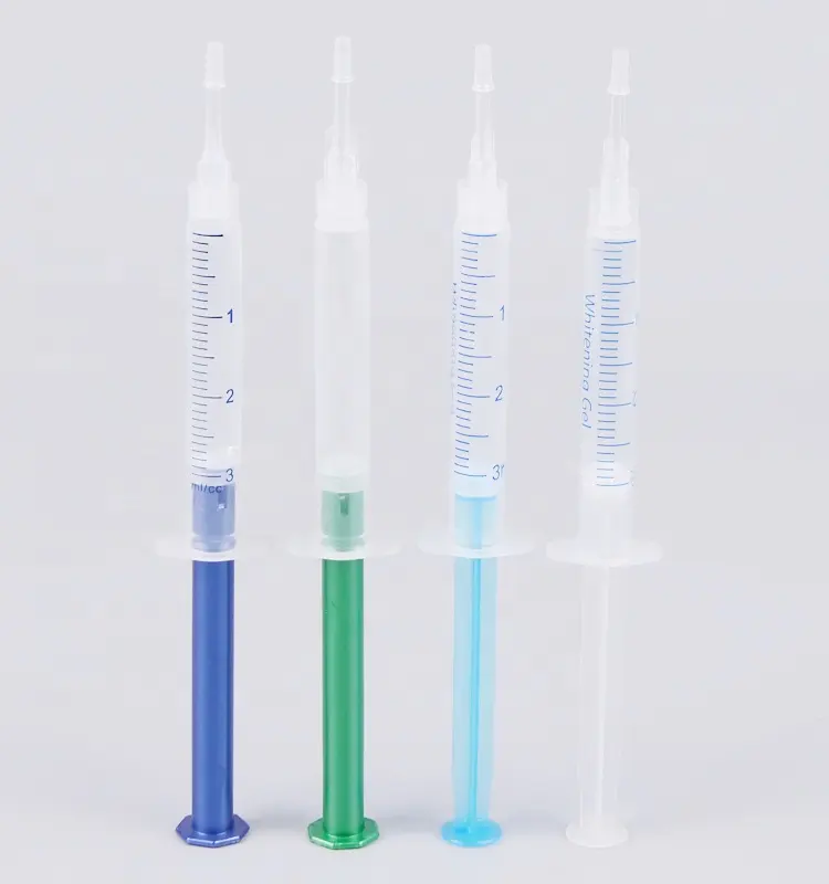 35% CP HP peroxide customize 1.2ml 3ml 5ml 10ml Teeth Whitening Gel syringe with private logo