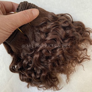 DIY Blythe ตุ๊กตาต่อผมแพะจามรีหาง<span class=keywords><strong>ผม</strong></span>4 # ชนิดหยิก - Product Image 2
