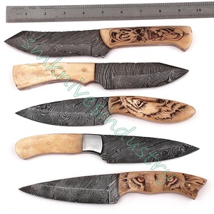 Custom Hand Made Damascus Skinning Knifes/hunting <b>Knives</b> Twist Pattern Blade Lot of 5 Pieces (smk1528) Hunting <b>Knife</b> Fixed Balde - Product Image 6