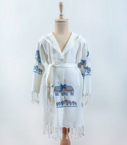 High Quality Cheap Price 100 Viscon Custom Design Printed <b>Ponchos</b> Kimono Pareo Kids Beach Robe - Product Image 1