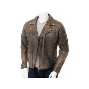 แจ็กเก็ตแฟชั่นสไตล์นักขี่มอเตอร์ไซค์หนังกลับแฟชั่นสไตล์นักขี่มอเตอร์ไซค์ - Product Image 1