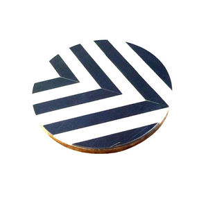 Vente en gros de sous-verres de service en résine d'os de nacre, incrustés de MDF, faits à la main, de style classique et écologique, ustensiles de cuisine indiens - Product Image 4