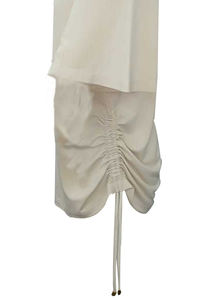 T-shirt manches cloches pour femmes, de haute qualité, décontracté et élégant, personnage imprimé, cordon de dessin latéral, grande taille - Product Image 4