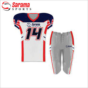เสื้อฟุตบอลสไตล์อเมริกันพิมพ์ลาย - Product Image 2