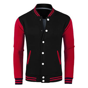 Venta al por mayor de los hombres de la chaqueta de invierno Varsity personalizable y Letterman chaquetas de béisbol en varios colores de gran tamaño al aire libre Jacek - Product Image 1