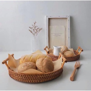 ถาดหวายกลมทนทานและเป็นมิตรกับสิ่งแวดล้อมพร้อมด้ามจับ (Lee Tran + 84 987731263) - Product Image 5