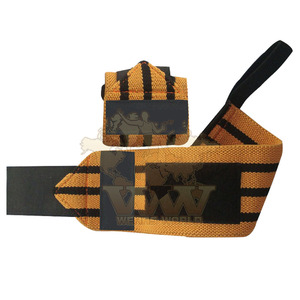 Vente en gros de bracelets d'exercice professionnels pour l'haltérophilie avec bandage élastique de soutien et de protection - Product Image 4