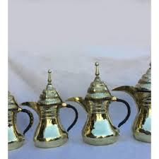 คุณภาพสูงทองเหลืองออกแบบทอง Dallah หม้อชา/หม้อกาแฟสำหรับบ้านสำนักงานและร้านอาหาร - Product Image 2