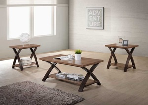 โต๊ะกาแฟไม้ดีไซน์ร่วมสมัยและพิเศษ - Product Image 2