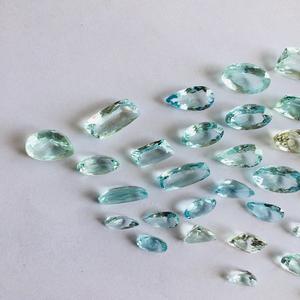 Aguamarina Piedra preciosa suelta IGI Certificado Azul natural Tratamiento térmico Grado AAA - Product Image 1