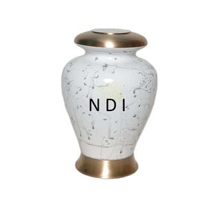 Urnas de cremación de metal de latón Equipo de servicio funerario Cenizas para adultos Urnas de cremación de metal de latón La mejor calidad - Product Image 6