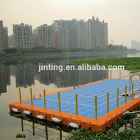 Ponton flottant en PE 50*50*40cm, quai pour bateau
