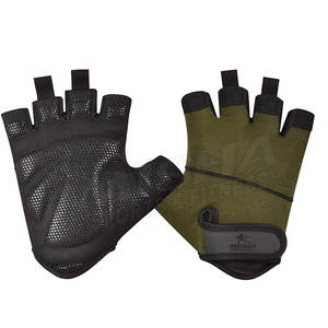Gants de sport antidérapants personnalisables de conception sans doigts pour l'haltérophilie et l'entraînement en salle de sport pour la musculation - Product Image 1