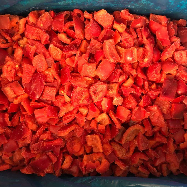 Gefrorene/frische rote Glocke Peper/Capsicum Würfel Herkunft Vietnam Verpackung Massen menge