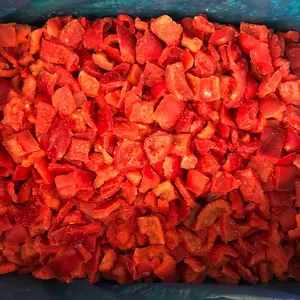 Peper de sino vermelho congelado/fresco/capsicum original no vietnã embalagem quantidade