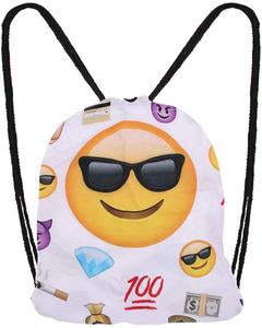 Sac en mousseline de coton imprimé personnalisé, petite toile, à cordon, pour la gymnastique, avec LOGO personnalisé, unités - Product Image 1