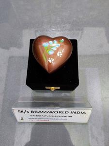 "หัวใจอลูมิเนียมสีขาวที่มีสองอุ้งเท้าหัวใจที่ระลึกสัตว์เลี้ยงเผาศพอุปกรณ์ศพโกศ" ขนาดใหญ่หัวใจสัตว์เลี้ยงเผาศพโกศ" - Product Image 5