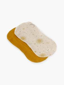 3 LAYER <b>BABY</b> BURP CLOTH biborganic cotton burp cloth for <b>baby</b> low price White Ultra Absorbent from india - Product Image 2