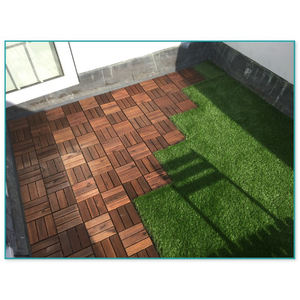 Azulejo de cubierta de césped artificial de precio caliente de estilo moderno modelo 3D Diseño Gráfico 19mm de espesor aceptar servicio personalizado OEM ODM bajo - Product Image 3