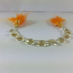 3mm 5mm Natural miel cuarzo piedra facetada corazón Briolette piedras preciosas hebras mejor precio de fábrica en línea India proveedor a granel - Product Image 3