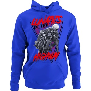 Sudadera con Capucha de Invierno de Alta Calidad, Estilo Hip Hop, Gruesa, con Estampado Gráfico de Motocicleta en 3D, Personalizada con Letras en Espuma, para Hombre - Product Image 2