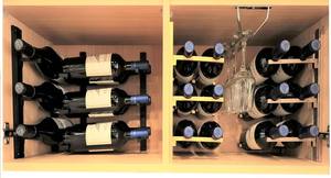 Estante de vino de montaje en tira - Product Image 2