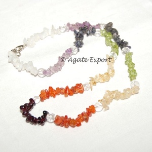Collier à puces, Chakra, avec crochet en argent, nouvelle tendance 2019 - Product Image 1