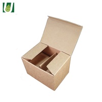 Kitap kraft cartón corrugado mailer dividido caja de regalo de lujo con compartimentos divisores divisor insertar