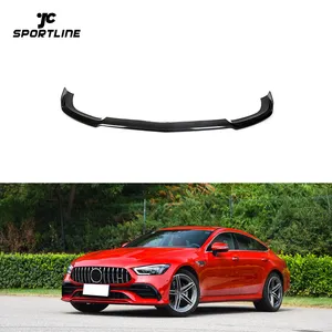 Carbon Fiber X290 Front Lip SpoilerためMercedes Benz AMG GT 53 GT 43 4-Door Coupe 2019 2020